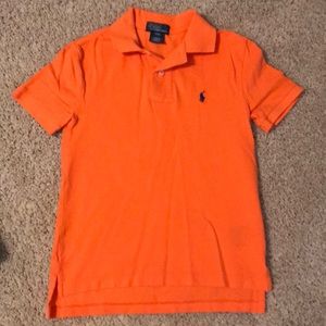 Orange Size 8 boys S/S Polo Shirt